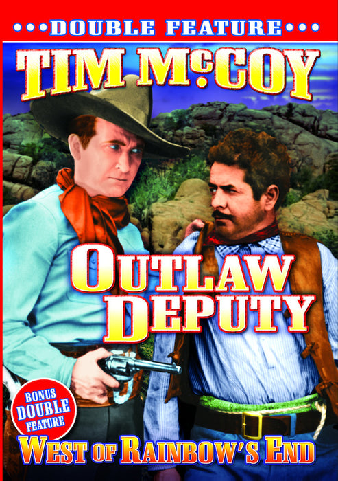 Tim McCoy Double Feature: Outlaw Deputy (1935) / West of Rainbow's End (MOD) (DVD MOVIE)