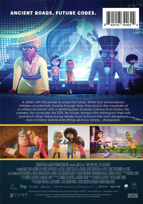 Time Hoppers (MOD) (DVD Movie) - back cover art
