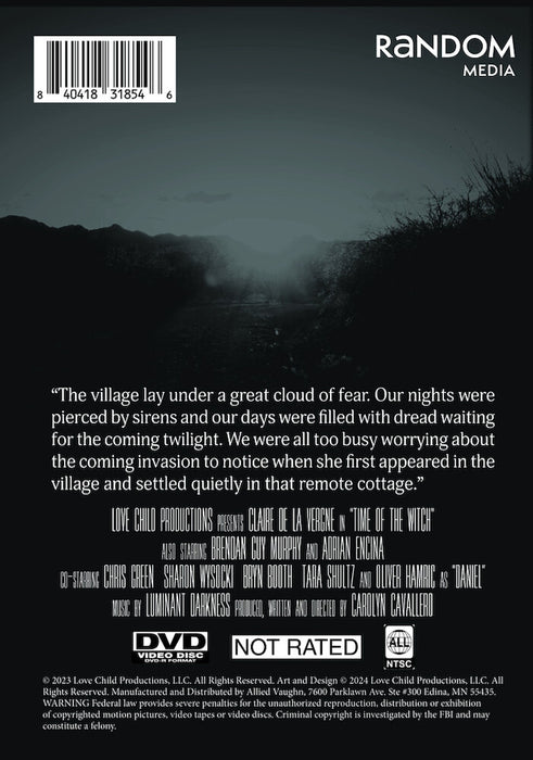 Time Of The Witch (MOD) (DVD Movie) - back cover art