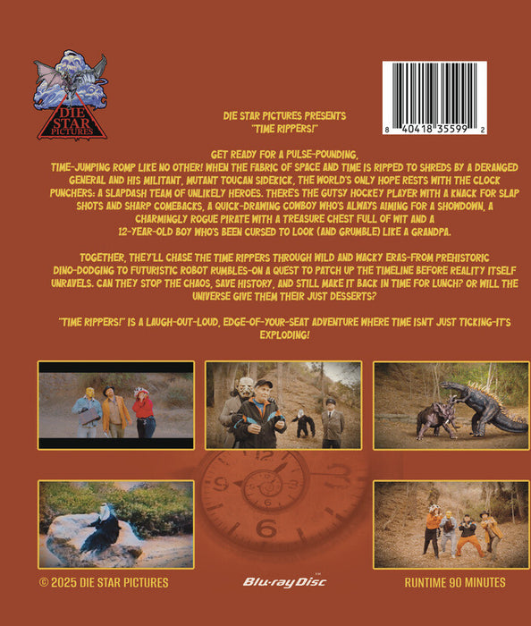 Time Rippers (MOD) (BluRay Movie) - back cover art
