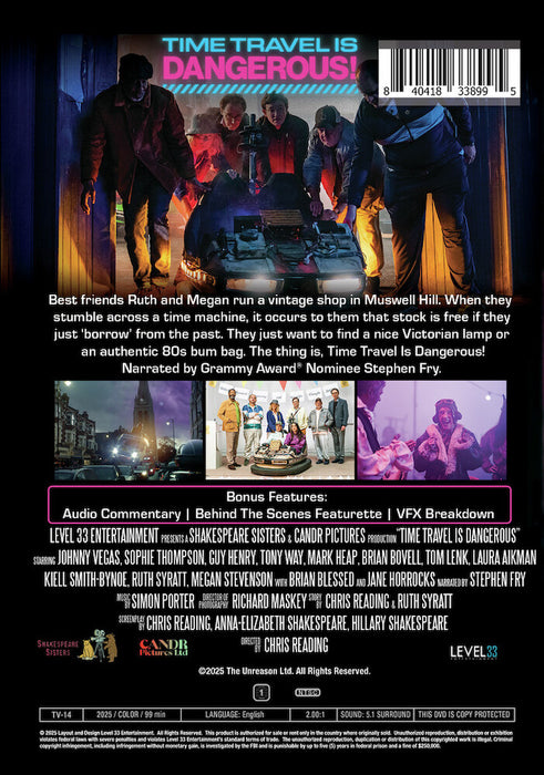 Time Travel is Dangerous (MOD) (DVD Movie) - back cover art