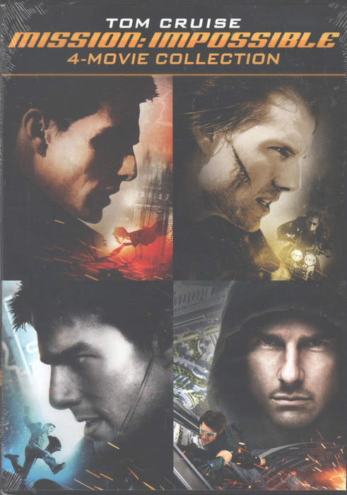 Tom Cruise: Mission Impossible 4-Movie Collection - Mission: Impossible / Mission: Impossible 2 / Mission Impossible 3 / Mission Impossible - Ghost Protocol DVD - movie cover art