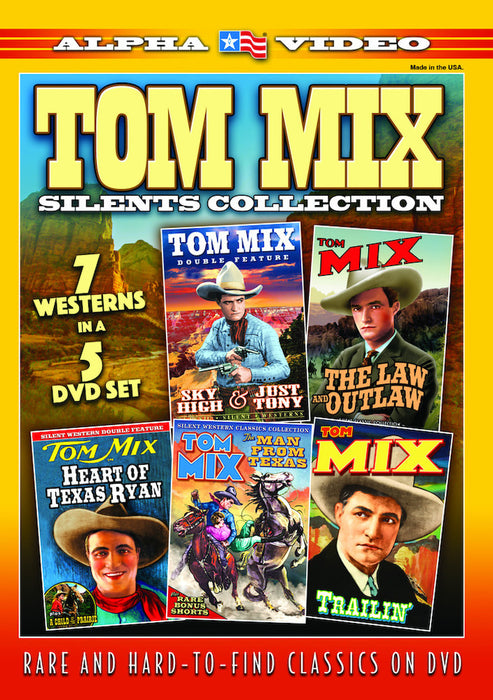 Tom Mix Silents Collection (5-DVD) (MOD) (DVD MOVIE)