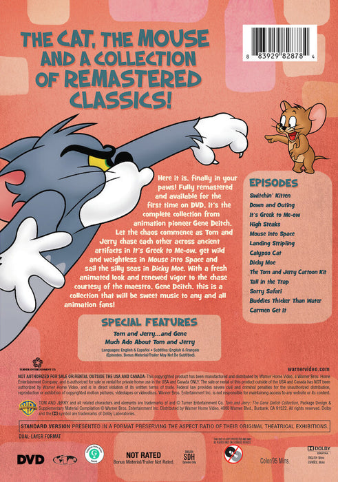 Tom and Jerry Gene Deitch Collection (MOD) (DVD Movie) - back cover art