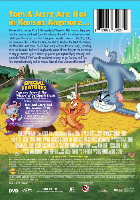 Tom and Jerry & The Wizard of Oz (MOD) (DVD MOVIE) image 2