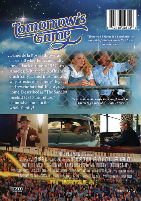 Tomorrow's Game (MOD) (DVD Movie) - back cover art