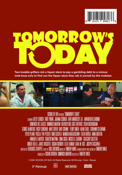 Tomorrow's Today (MOD) (DVD Movie) - back cover art
