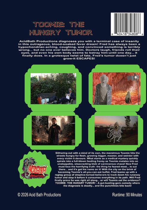 Toomie: The Hungry Tumor (MOD) (DVD Movie) - back cover art