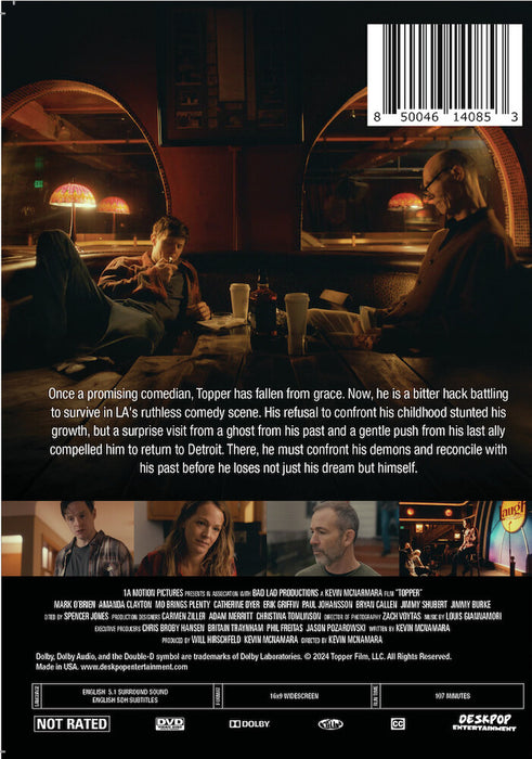 Topper (MOD) (DVD Movie) - back cover art