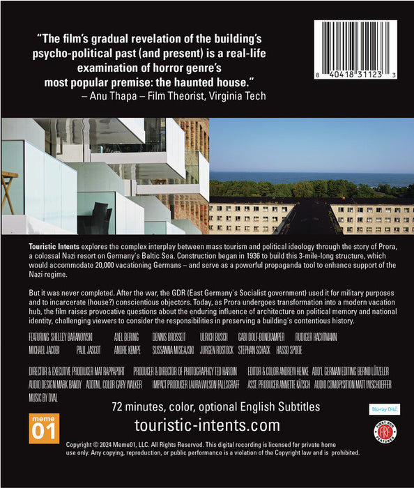 Touristic Intents (MOD) (BluRay Movie) - back cover art