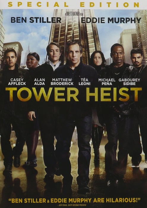 Tower Heist DVD - movie cover art