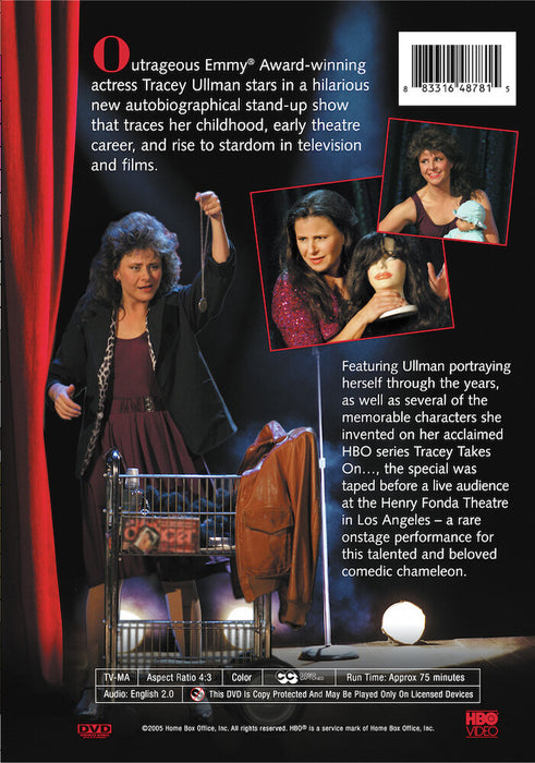 Tracey Ullman: Live and Exposed (MOD) (DVD Movie) - back cover art