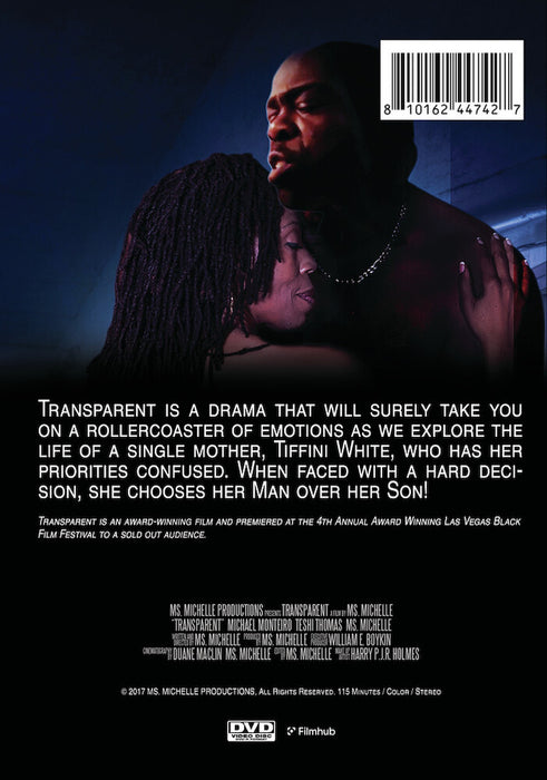 Transparent (MOD) (DVD Movie) - back cover art