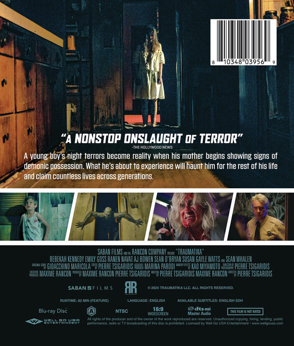 Traumatika (MOD) (BluRay Movie) - back cover art