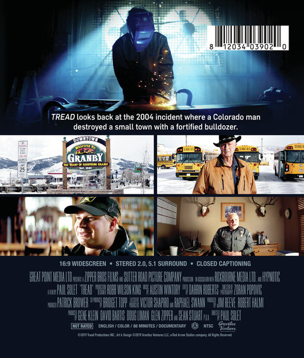 Tread (MOD) (BluRay Movie) - back cover art