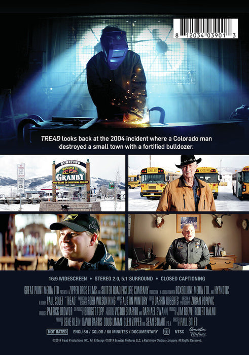 Tread (MOD) (DVD Movie) - back cover art