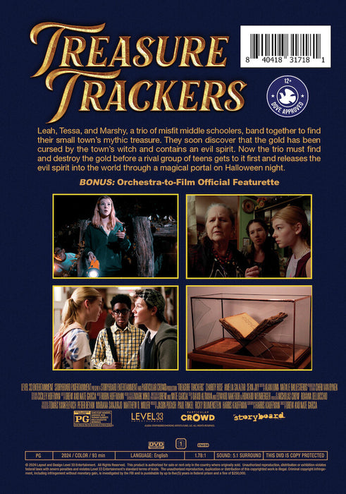 Treasure Trackers (MOD) (DVD Movie) - back cover art