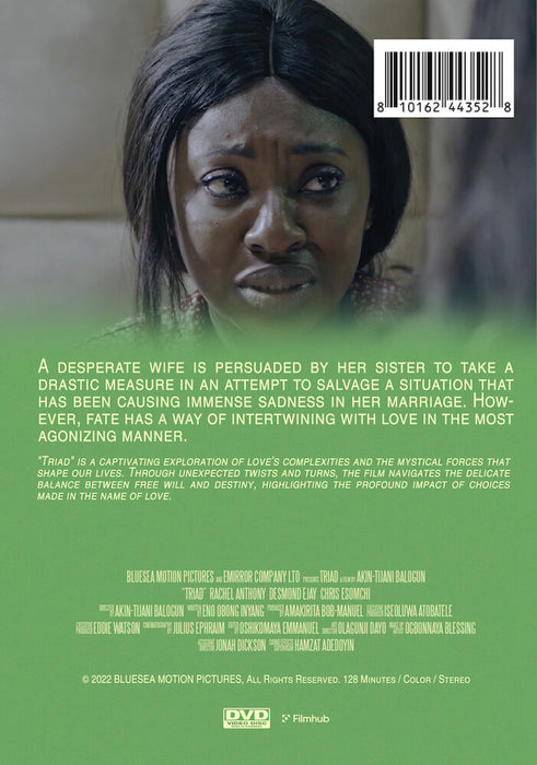 Triad (MOD) (DVD Movie) - back cover art