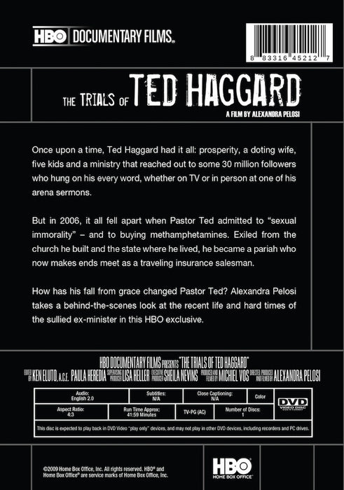 Trials of Ted Haggard, The (MOD) (DVD Movie) - back cover art