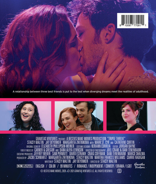Triple Threat (MOD) (BluRay Movie) - back cover art