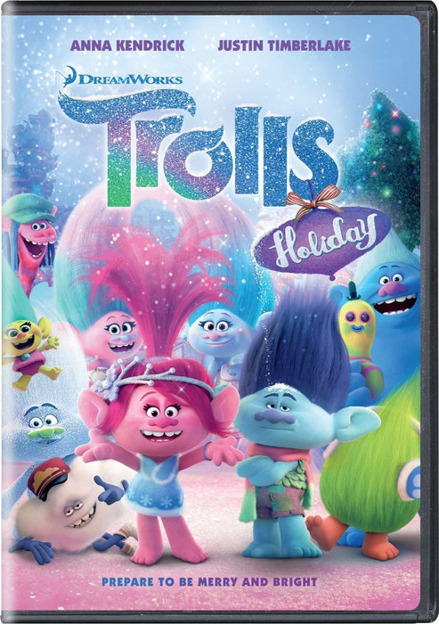Trolls Holiday DVD - movie cover art