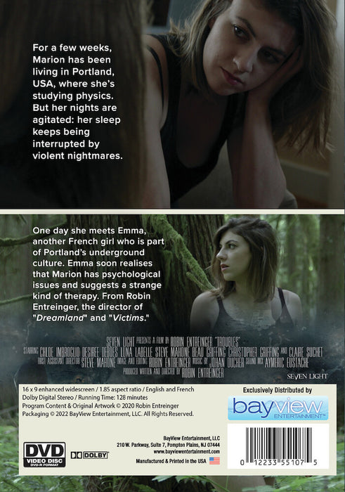 Troubles (MOD) (DVD Movie) - back cover art