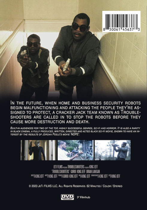 Troubleshooters (MOD) (DVD Movie) - back cover art