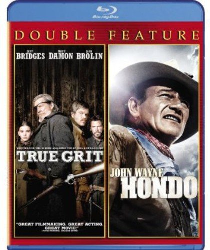 True Grit (2010) / Hondo Double Feature Blu-ray - movie cover art