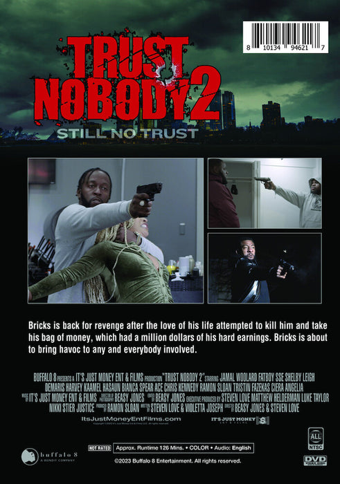 Trust Nobody 2: "Still No Trust" (MOD) (DVD Movie) - back cover art