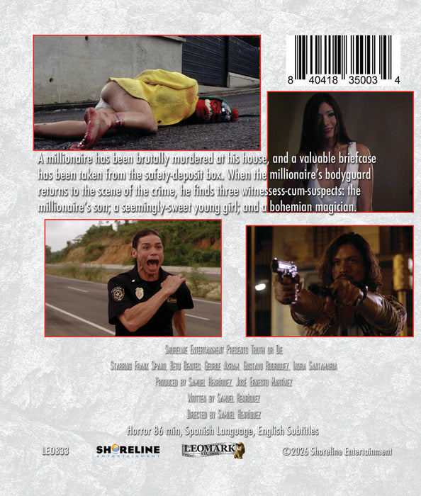Truth or Die (MOD) (BluRay Movie) - back cover art