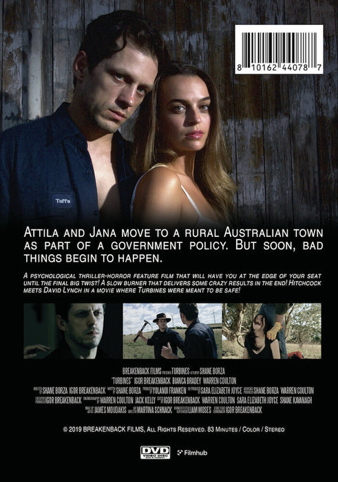 Turbines (MOD) (DVD Movie) - back cover art