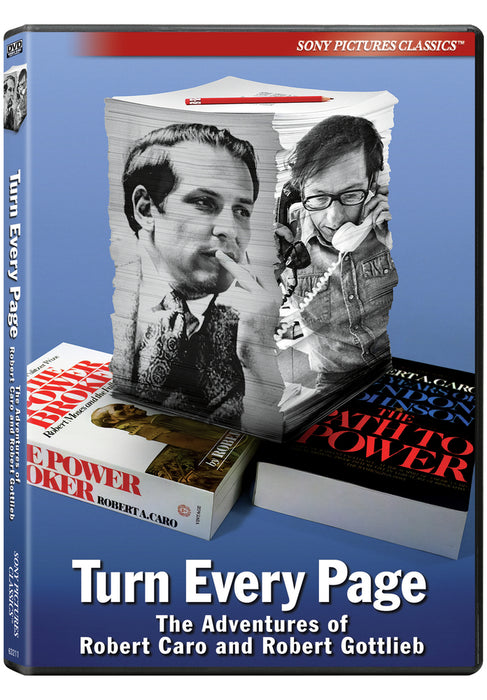 Turn Every Page - The Adventures of Robert Caro and Robert Gottlieb (MOD) (DVD Movie) - movie cover art