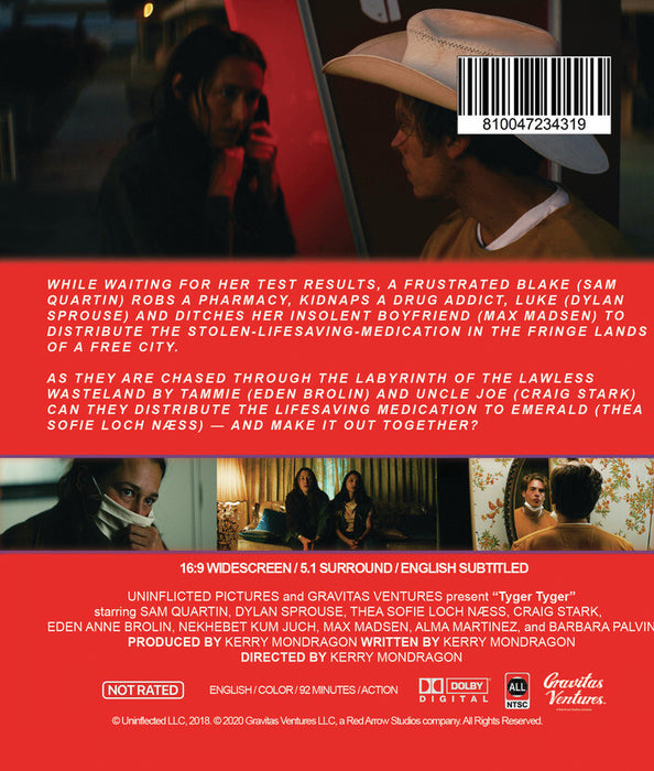 Tyger Tyger (MOD) (BluRay Movie) - back cover art