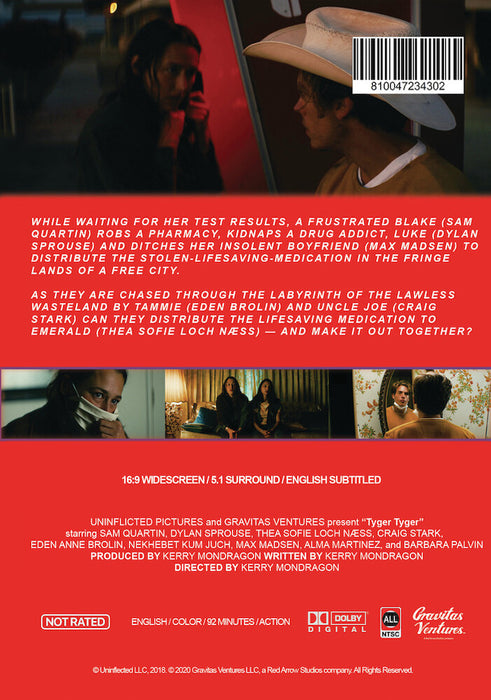 Tyger Tyger (MOD) (DVD Movie) - back cover art