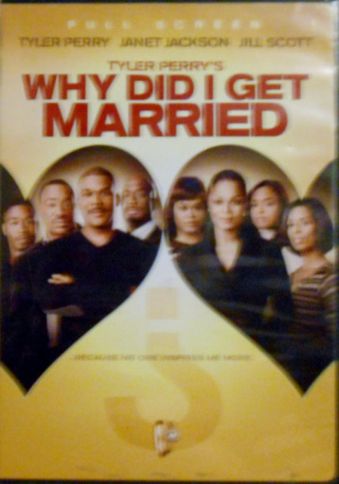 Tyler Perry's Why Did I Get Married? (Full Screen Edition) DVD - movie cover art