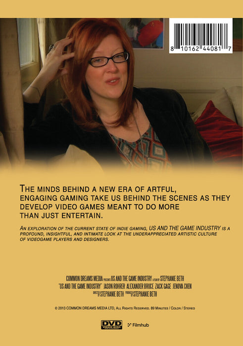 US and the Game Industry (MOD) (DVD Movie) - back cover art