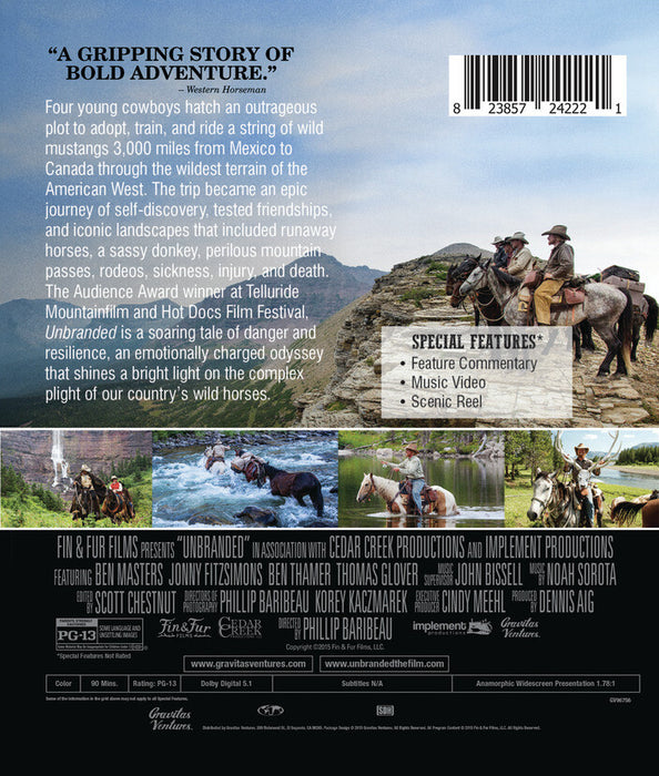 Unbranded (MOD) (BluRay Movie) - back cover art