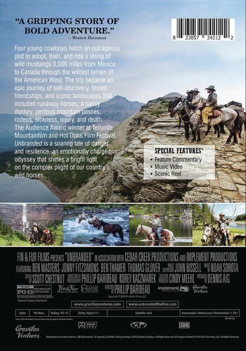 Unbranded (MOD) (DVD Movie) - back cover art