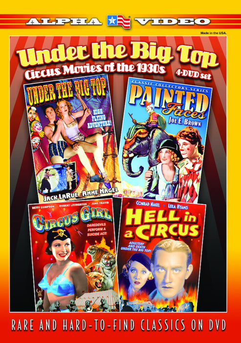 Under the Big Top - Circus Movies of the 1930s (4 (MOD) (DVD Movie) - movie cover art