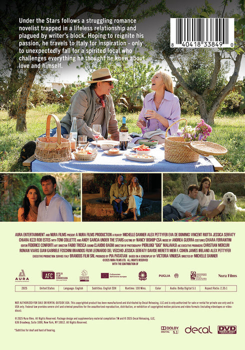 Under the Stars (MOD) (DVD Movie) - back cover art
