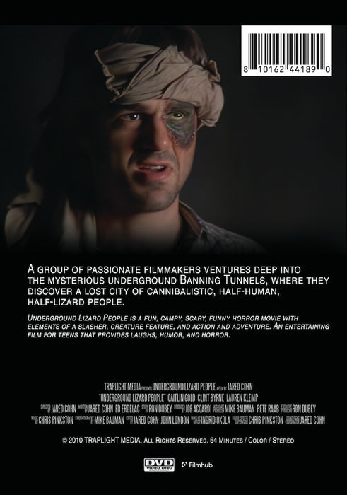 Underground Lizard People: They're Coming For You (MOD) (DVD Movie) - back cover art