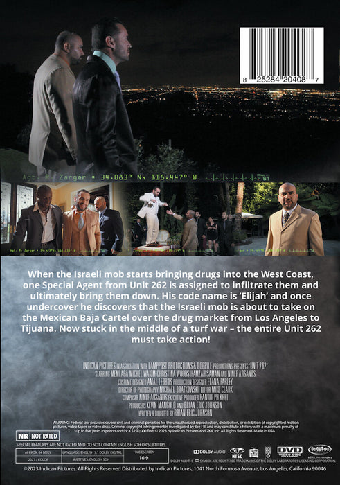 Unit 262 (MOD) (DVD Movie) - back cover art