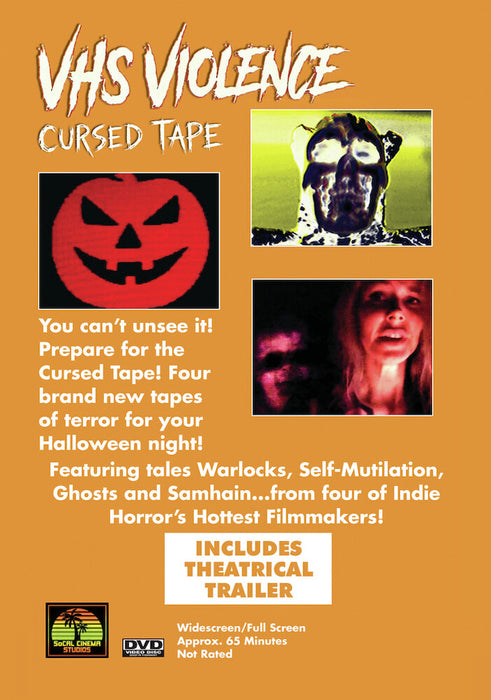 VHS Violence: Cursed Tape (MOD) (DVD Movie) - back cover art