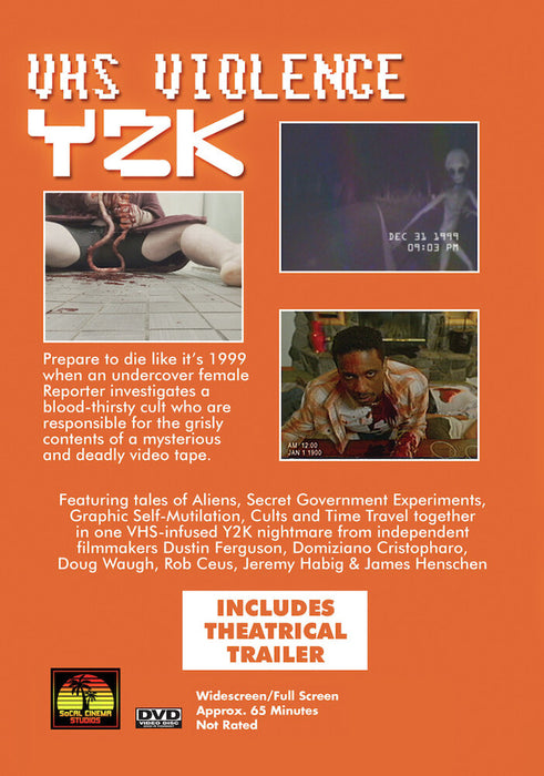 VHS Violence: Y2K (MOD) (DVD Movie) - back cover art