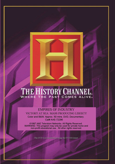 VICTORY AT SEA: MASS PRODUCING LIBERTY (MOD) (DVD Movie) - movie cover art