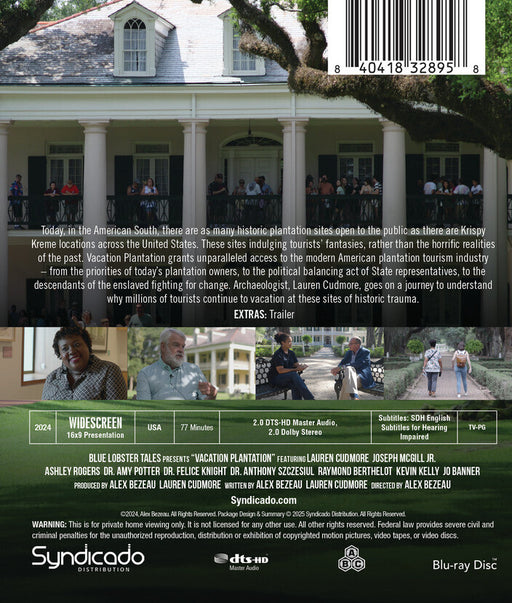 Vacation Plantation (MOD) (BluRay Movie) - back cover art