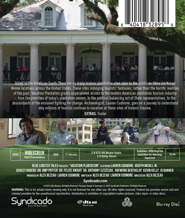 Vacation Plantation (MOD) (BluRay Movie) - back cover art