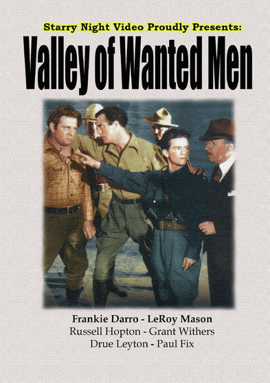 Valley of Wanted Men (MOD) (DVD Movie) - movie cover art