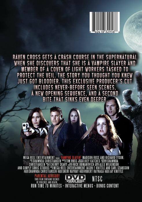 Vampire Slayer (MOD) (DVD Movie) - back cover art