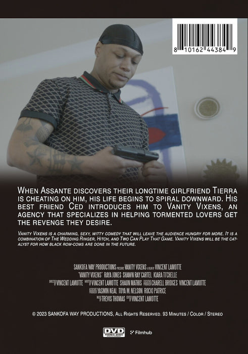 Vanity Vixens (MOD) (DVD Movie) - back cover art